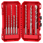 Milwaukee 8-Piece SDS Plus M/2 2-Cutter Drill Bit Kit | 48-20-7673