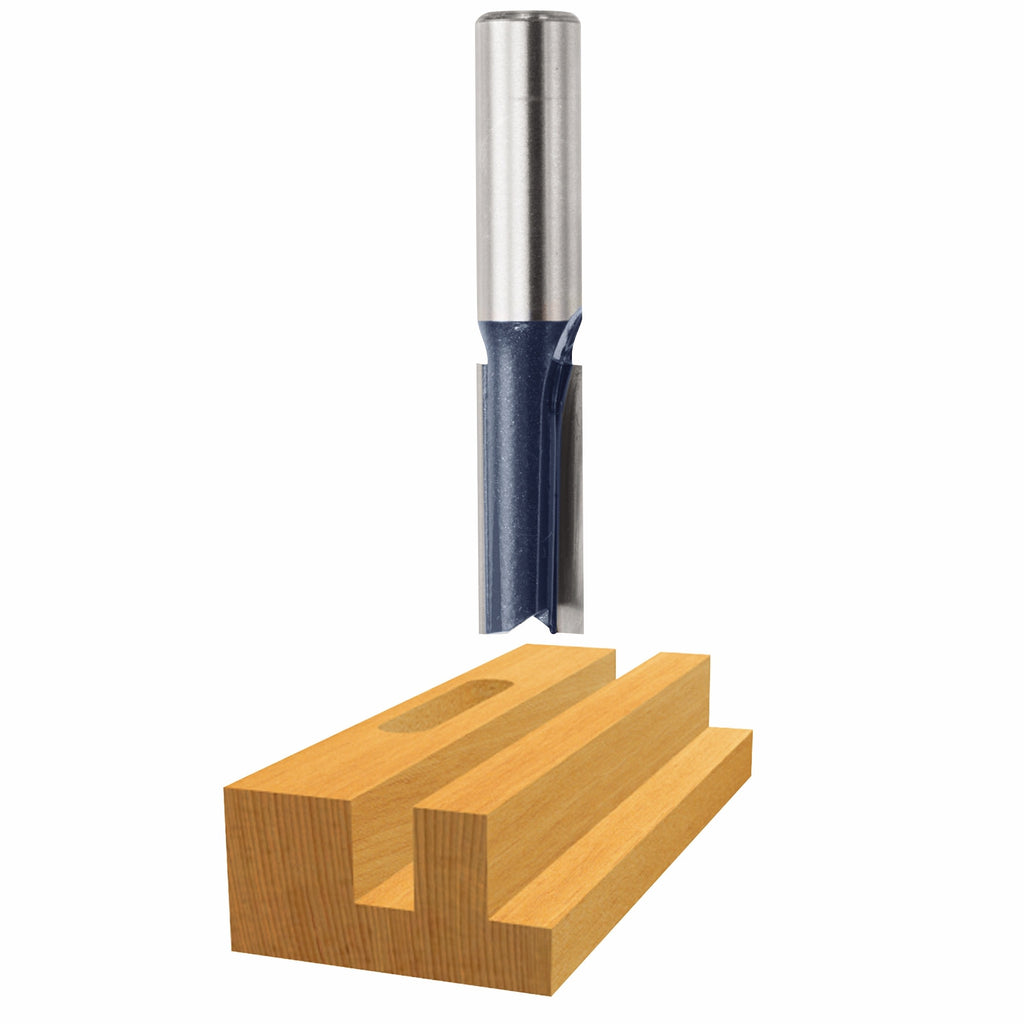 Bosch 85242M 1/2 In. x 1-1/2 In. Carbide Tipped 2-Flute Straight Bit