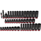 43PC SHOCKWAVE™ Impact Duty 3/8" Drive SAE & Metric Deep 6 Point Socket Set - 49-66-7009 - image 3