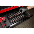 19PC SHOCKWAVE™ Impact Duty Socket 3/8” Drive MM TRAY Set - 49-66-6816 - image 2