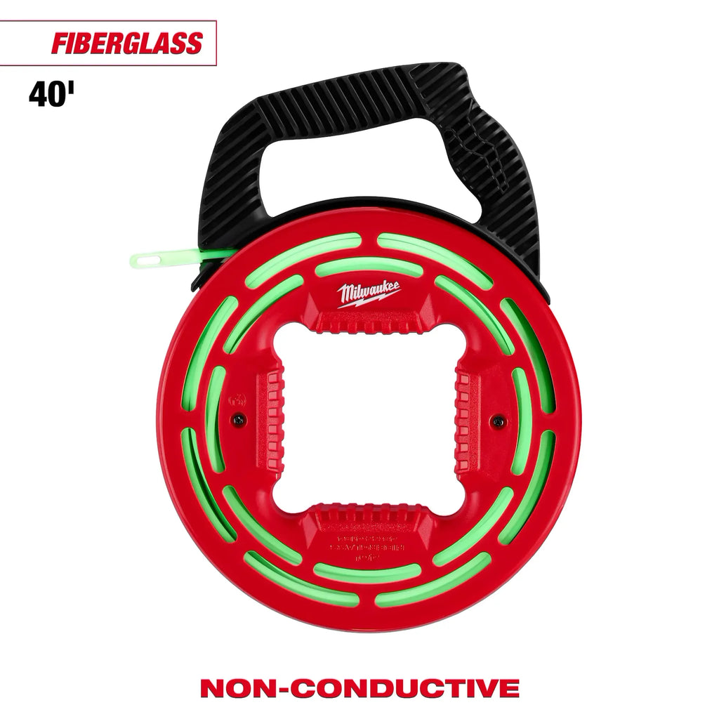 Milwaukee 40' Glow Fish Tape | 48-22-4184