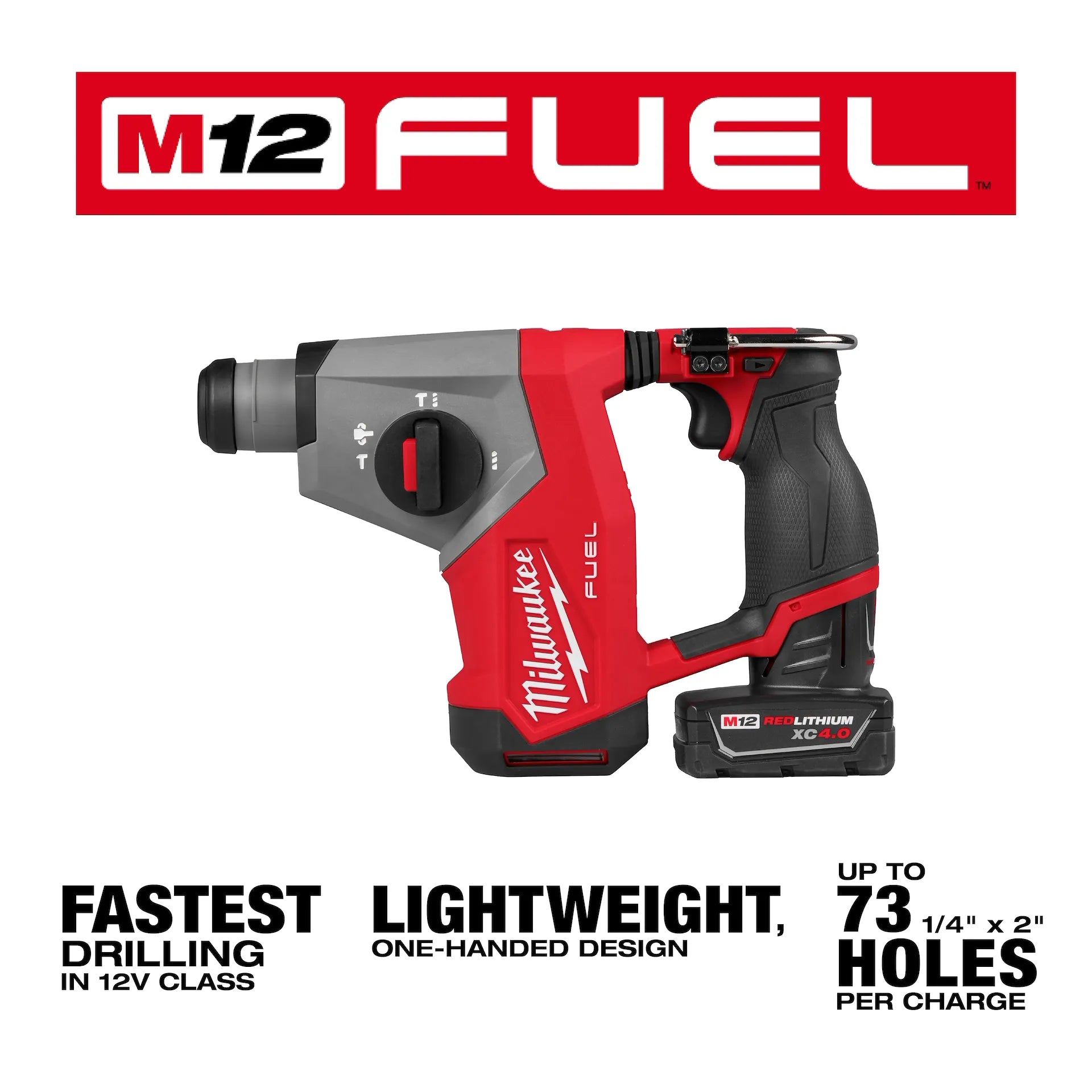 M12 FUEL™ 5/8” SDS Plus Rotary Hammer