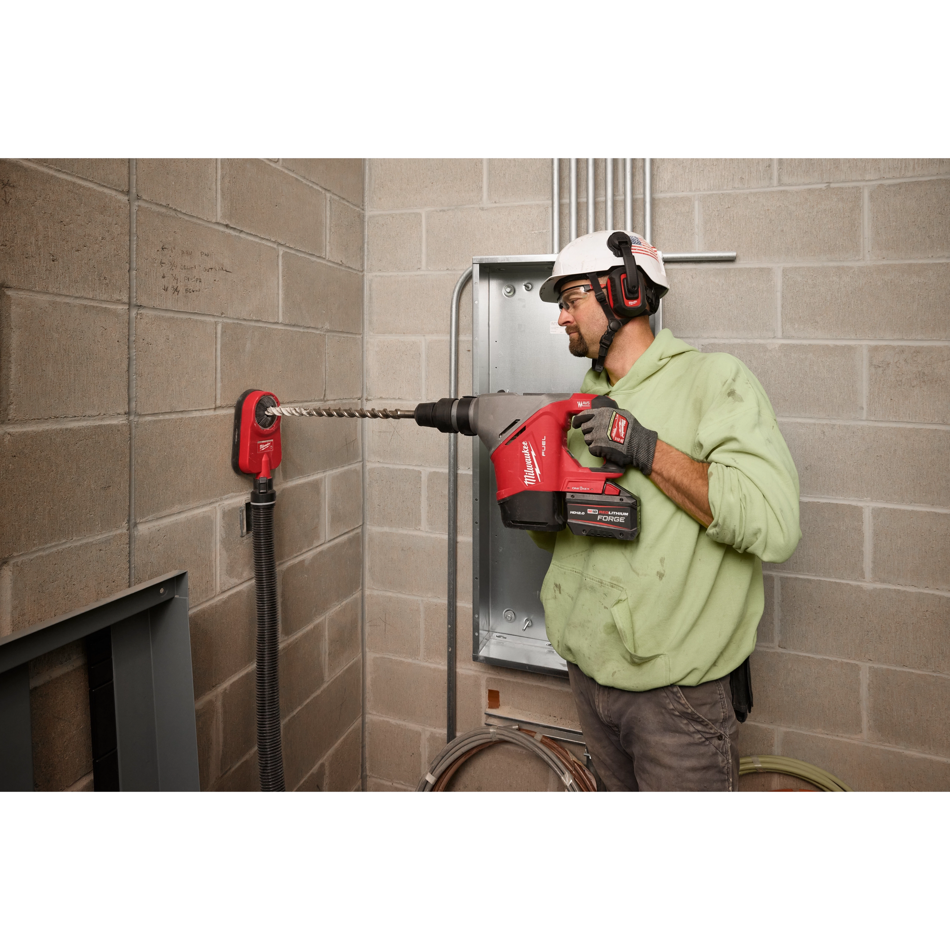M18 FUEL™ 1-9/16" SDS Max Rotary Hammer w/ ONE KEY™