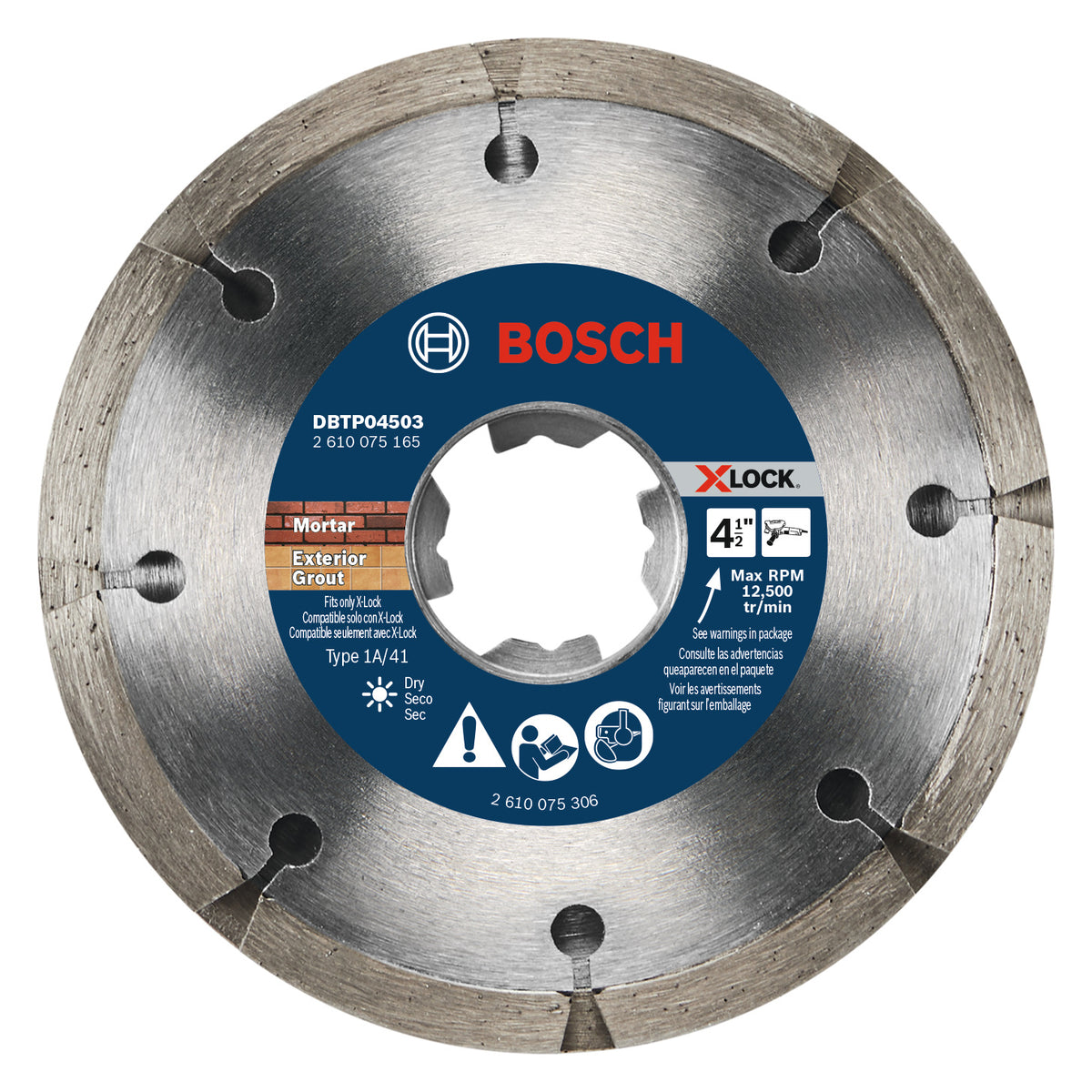 Bosch DBTP04503 4-1/2 In. X-LOCK Premium Sandwich Tuckpointing Blade
