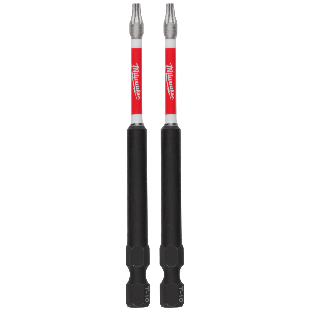Milwaukee SHOCKWAVE Impact Duty 3-1/2" TORX T10 Power Bits (5 PK) | 48-32-4576