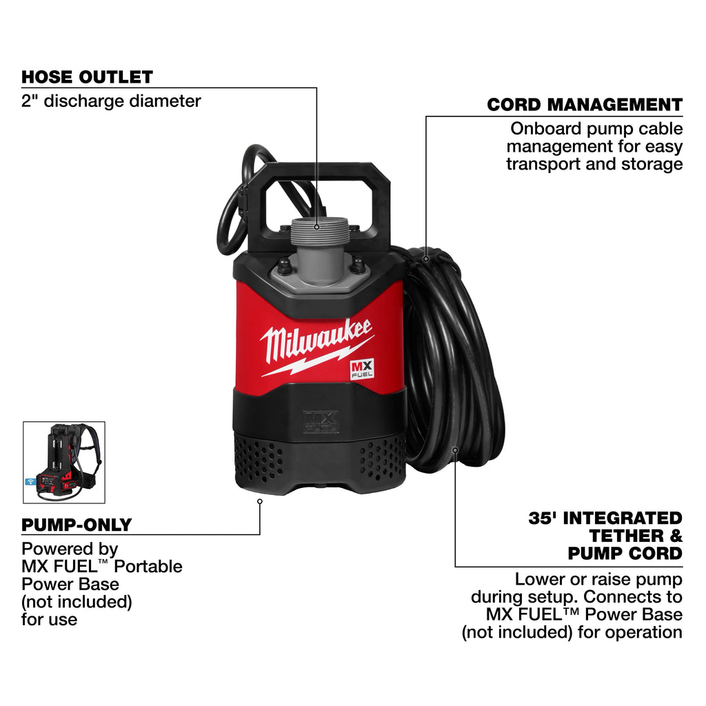 MX FUEL™ 1HP 2" Submersible Pump