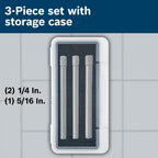Bosch DDB3PC 3 pc. Porcelain Diamond Drill Bit Set