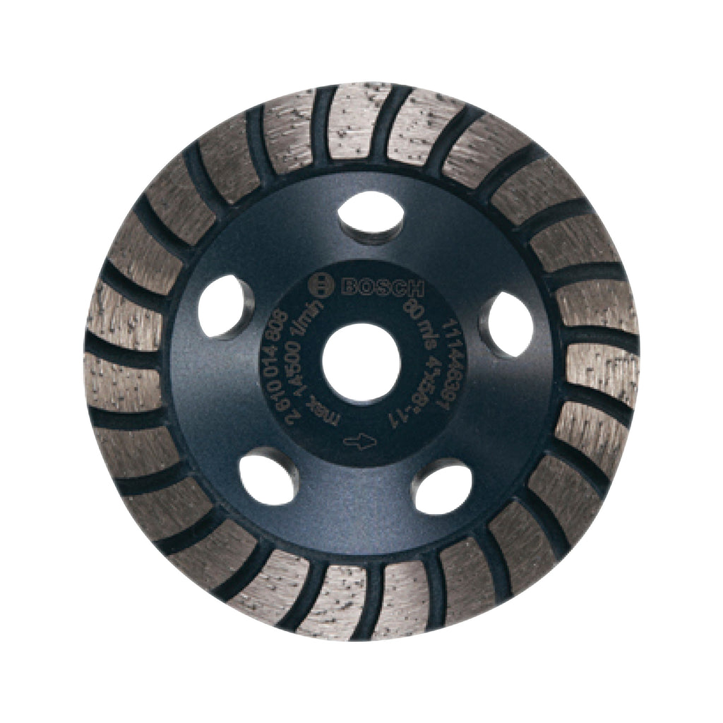 Bosch DCTH0401 4 In. Turbo Hubbed Diamond Cup Wheel