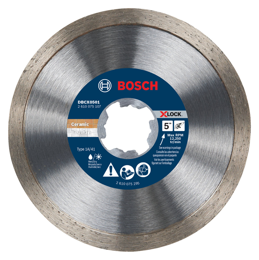 Bosch DBCX0501 5 In. X-LOCK Continuous Rim Diamond Blade