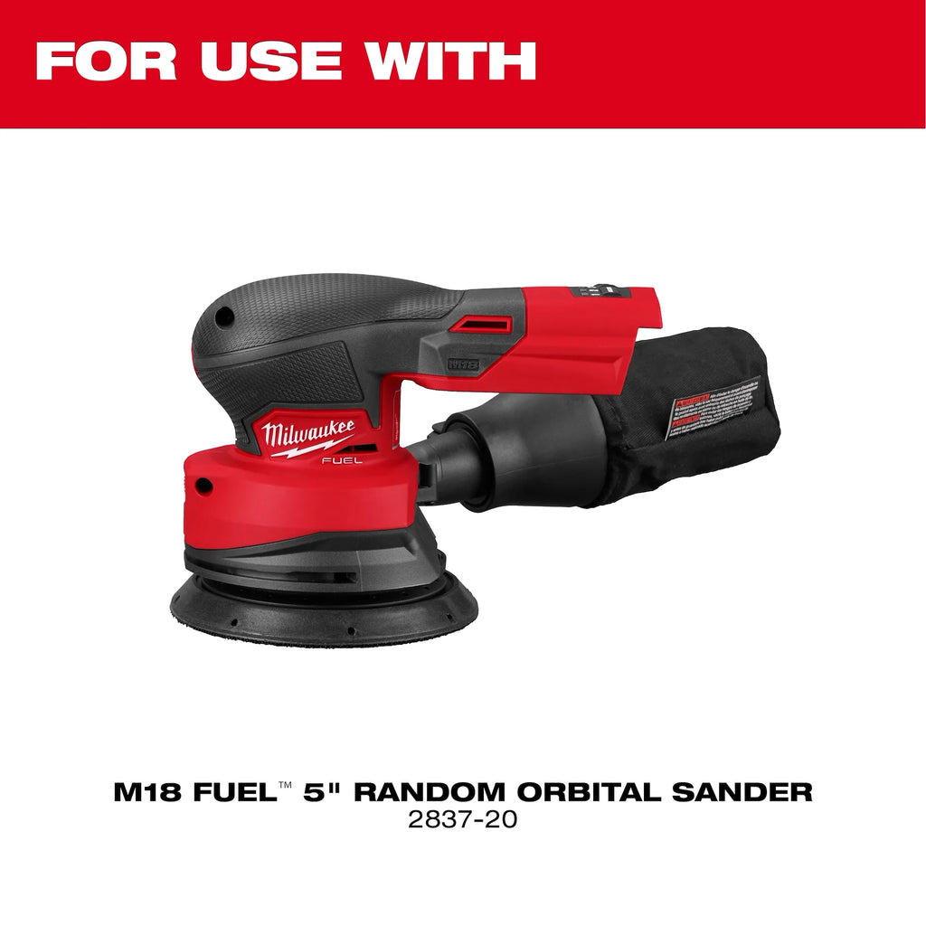 Milwaukee M18 FUEL 5" Random Orbital Sander Replacement Backing Pad | 49-36-2837
