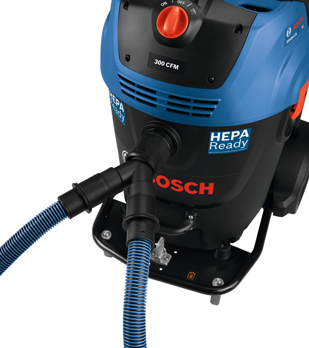 Bosch GAS20-17AH 17-Gallon 300-CFM Dust Extractor with Auto Filter Clean and HEPA Filter