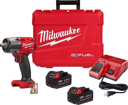 M18 FUEL 1/2″ Mid-Torque Impact Wrench Kit