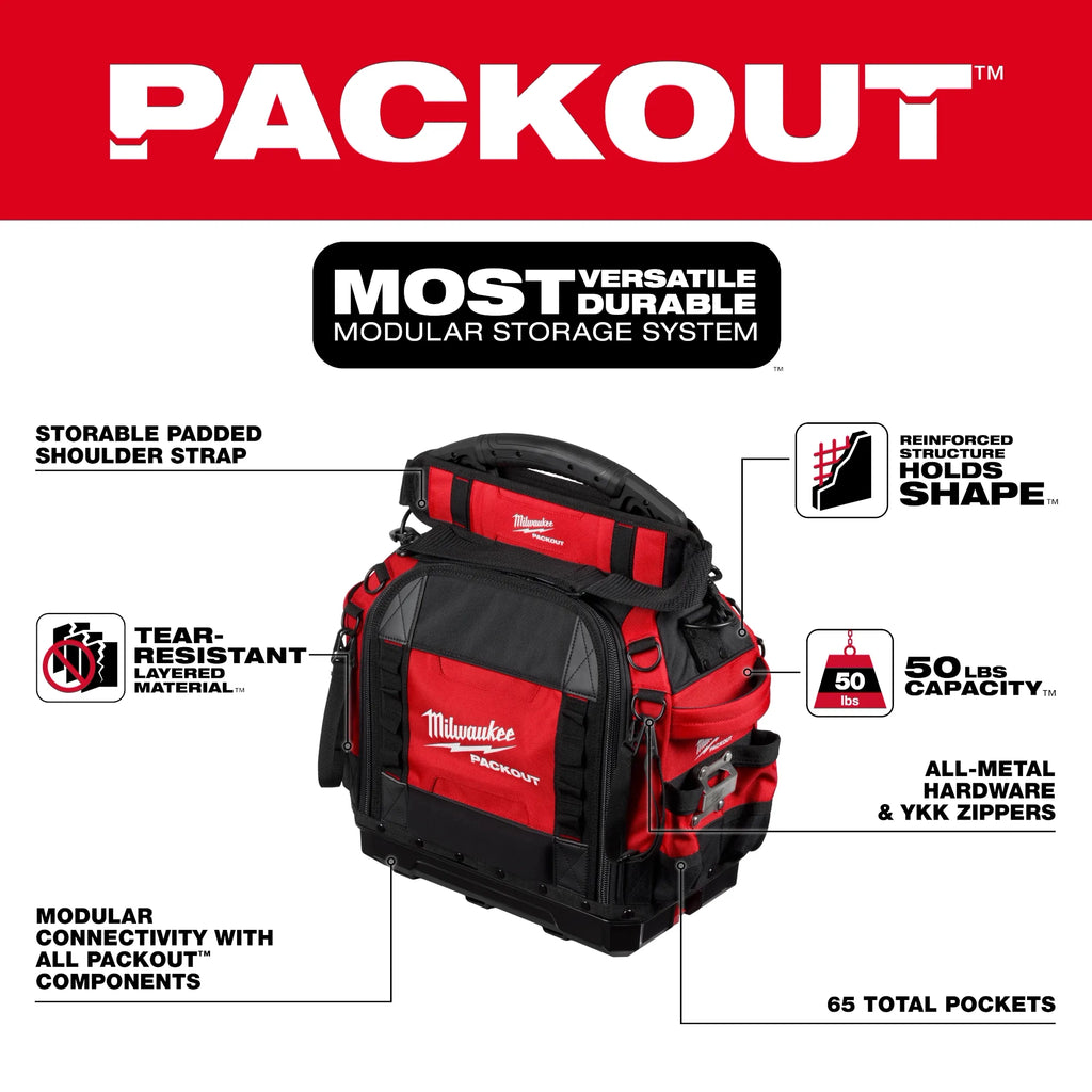 Milwaukee PACKOUT 15" Structured Tool Bag | 48-22-8316