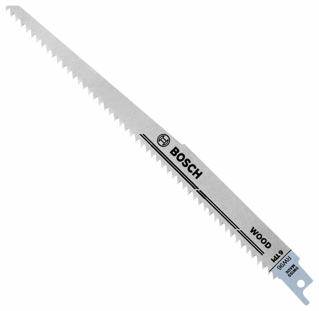 Bosch RW96 5 pc. 9 In. 6 TPI Wood Reciprocating Saw Blades