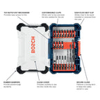 Bosch DDMS20 20 pc. Impact Tough Drill Drive Custom Case System Set