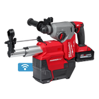 Milwaukee M18 FUEL 1" SDS Plus Rotary Hammer with  ONE-KEY Dust Extractor Kit | 2914-22DE