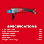 Milwaukee M18 FUEL 10 Gauge Nibbler | 3476-20