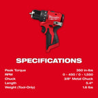 M12™ Subcompact Brushless 2-Tool Combo Kit