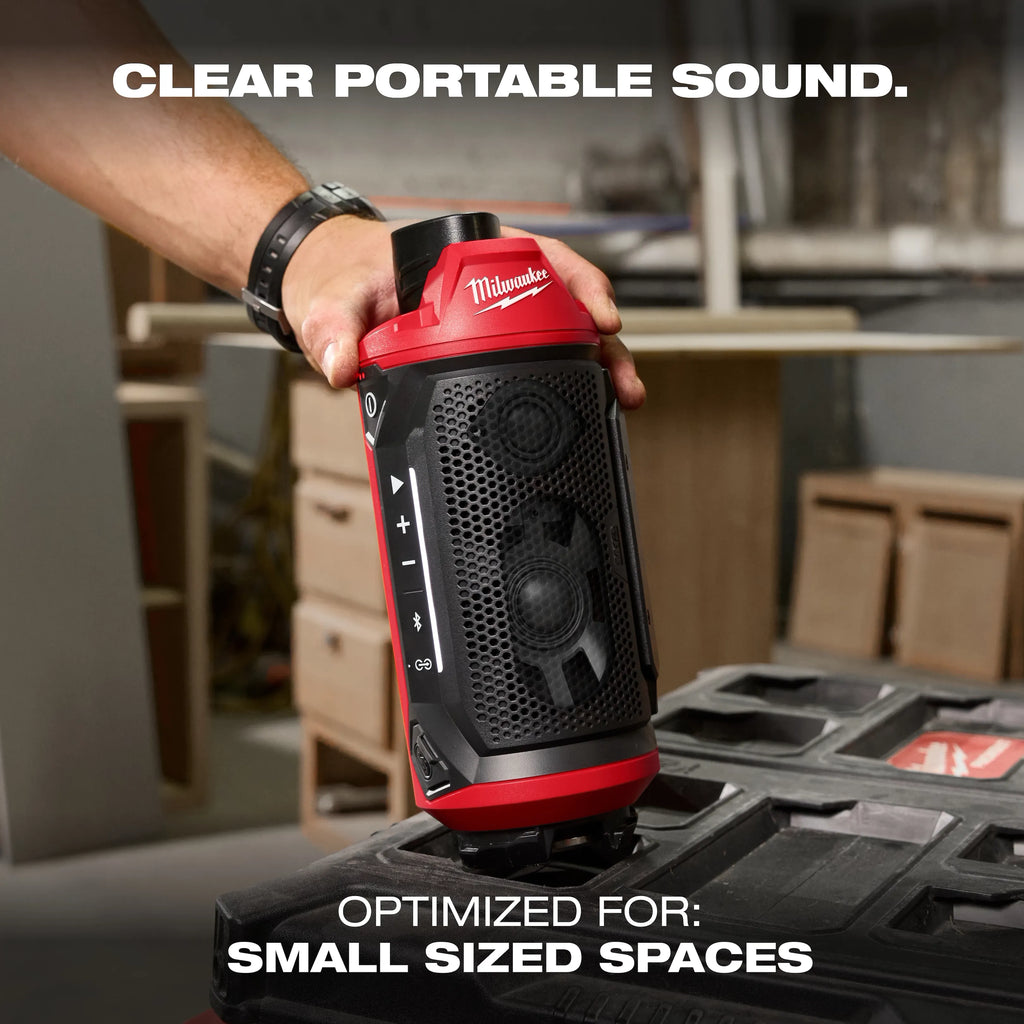 Milwaukee M12 Bluetooth Jobsite Speaker with  PACKOUT Compatibility | 2955-20