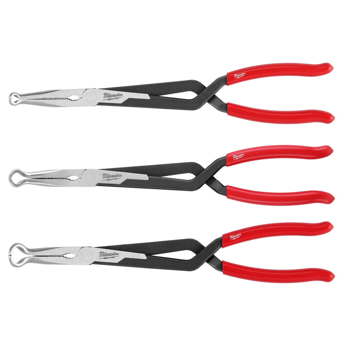 Milwaukee 3-Piece Long Reach Hose Grip Pliers Set | 48-22-6563
