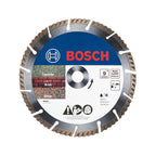 Bosch DB944 9 In. Premium Turbo Segmented Rim Diamond Wheel for Precise Cuts