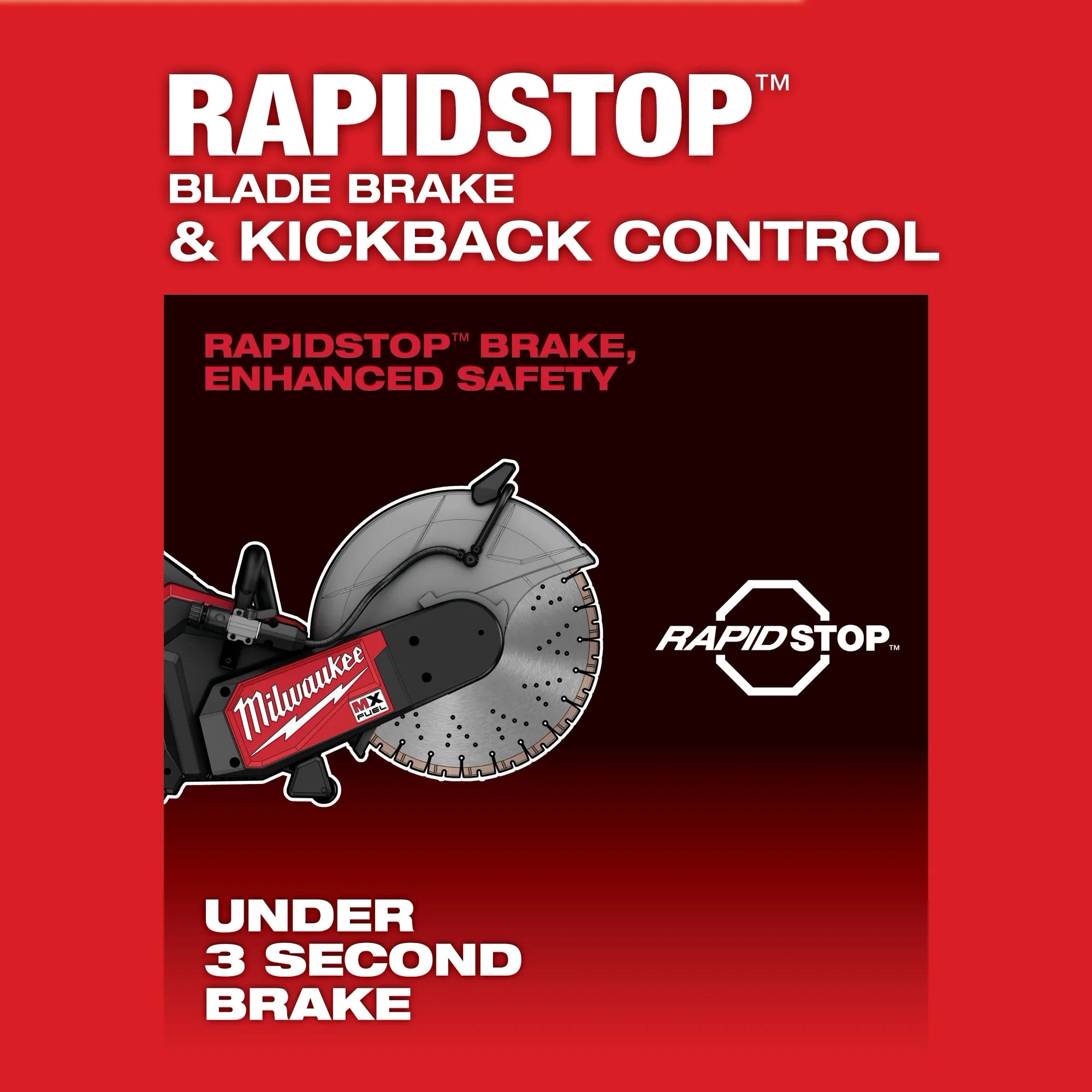 MX FUEL™ 14" Cut-Off Saw w/ RAPIDSTOP™