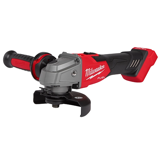 Milwaukee M18 FUEL 4-1/2" / 5" Braking Grinder Slide Switch, Lock-On | 2881-20