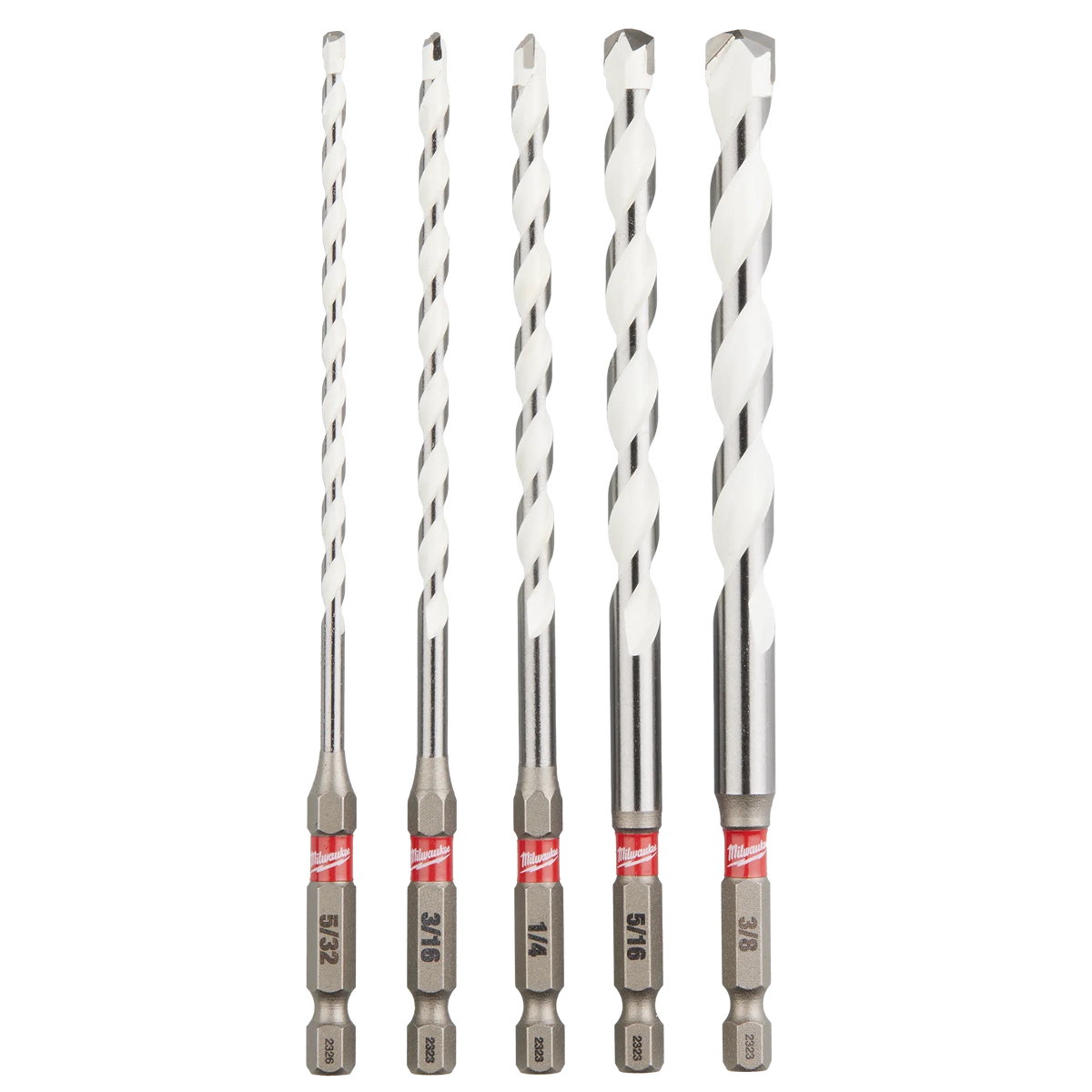 Milwaukee SHOCKWAVE Impact Duty Carbide Multi-Material Drill Bit Set - 5-Piece | 48-20-8898
