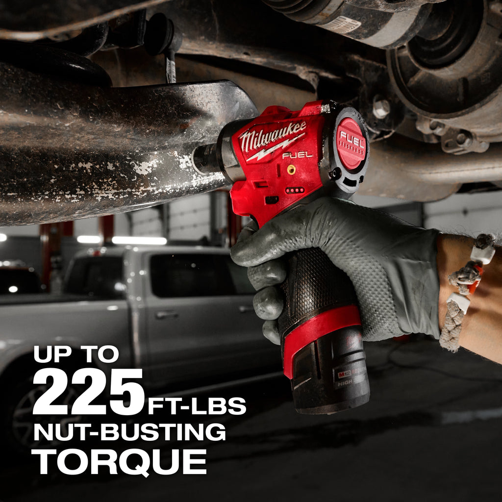Milwaukee M12 FUEL 3/8" Subcompact Impact Wrench with Friction Ring – Configuration Options