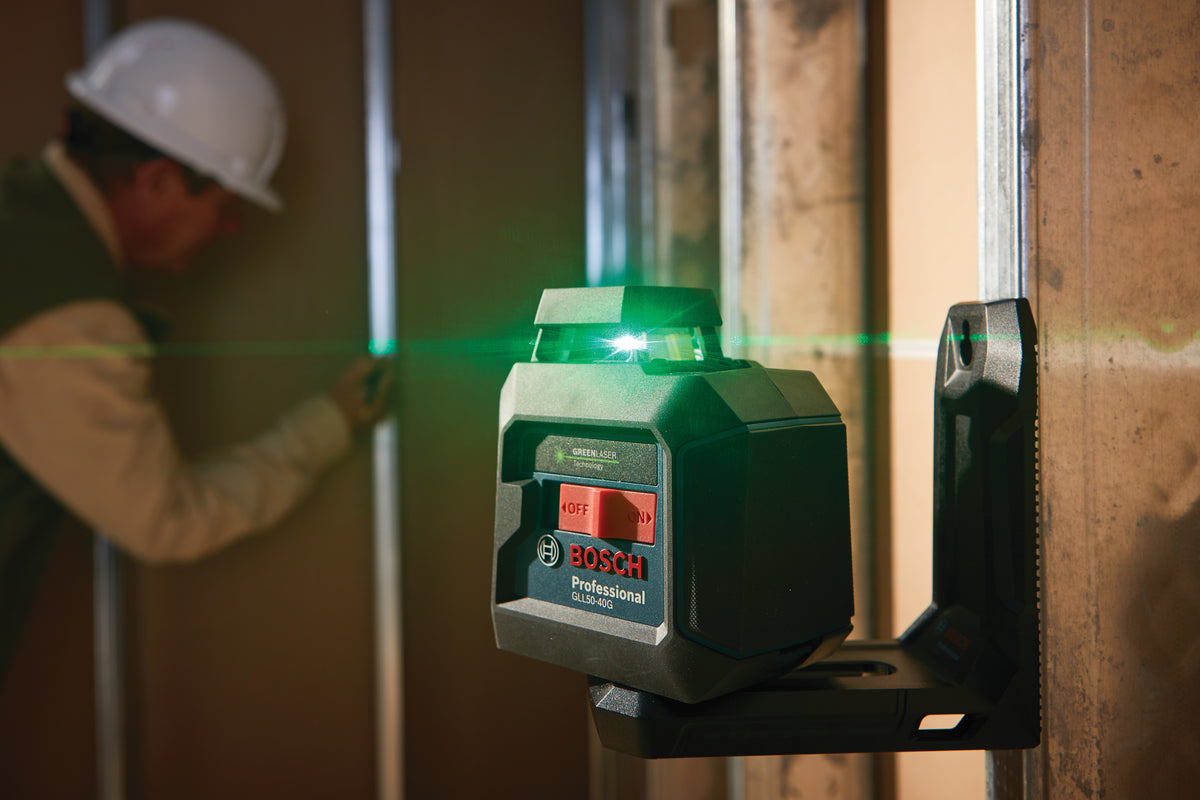 Bosch GLL50-40G Green-Beam Self-Leveling 360° Cross-Line Laser