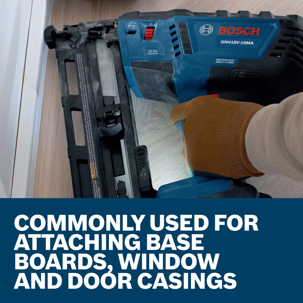 Bosch GNH16G125GV 1-1/4 In. x 16ga 20-Degree Finish Nails (2000 Per Box)