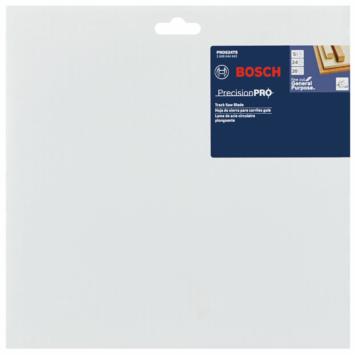 Bosch PRO524TS 5-1/2 In. 24-Tooth Precision Pro Series Track Saw Blade