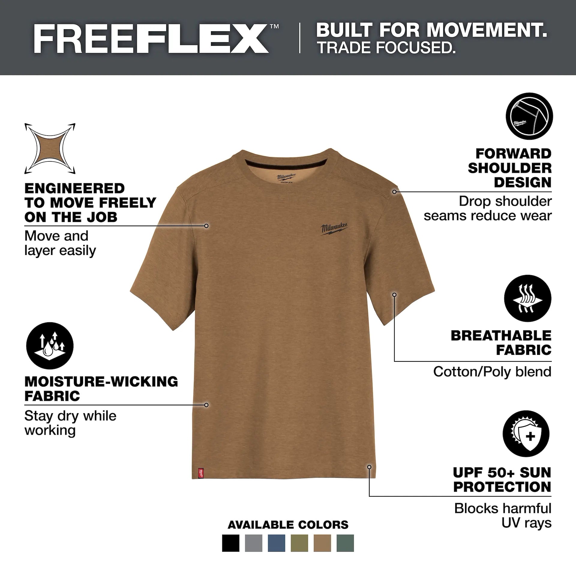 FREEFLEX™ Hybrid Work Tee - Short Sleeve