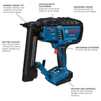 Bosch GTH18V-18MN 18V Brushless 18-Gauge Narrow Crown Stapler (Tool Only)
