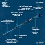 Bosch GHE18V-50TPN 18V 20 In. Pole Hedge Trimmer (Tool Only)
