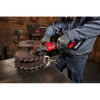 M18 FUEL 5" Flathead Braking Grinder, Slide Switch Lock-On
