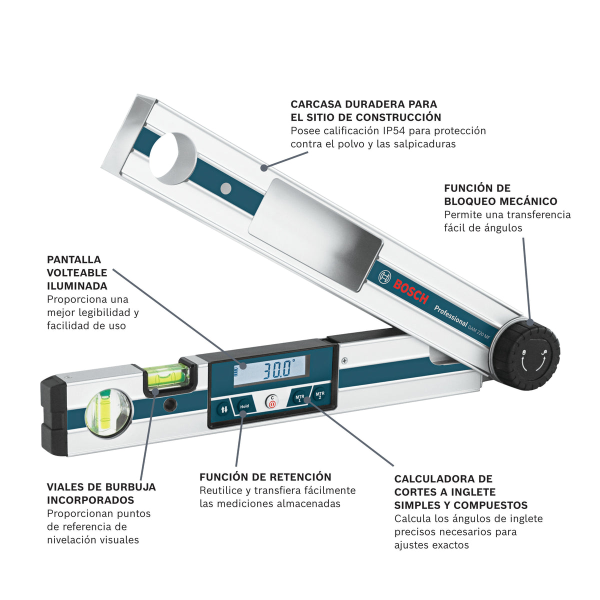 Bosch GAM 220 MF Digital Angle Finder