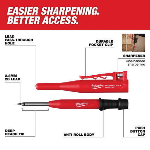 Mechanical Pencil with Lead Pack