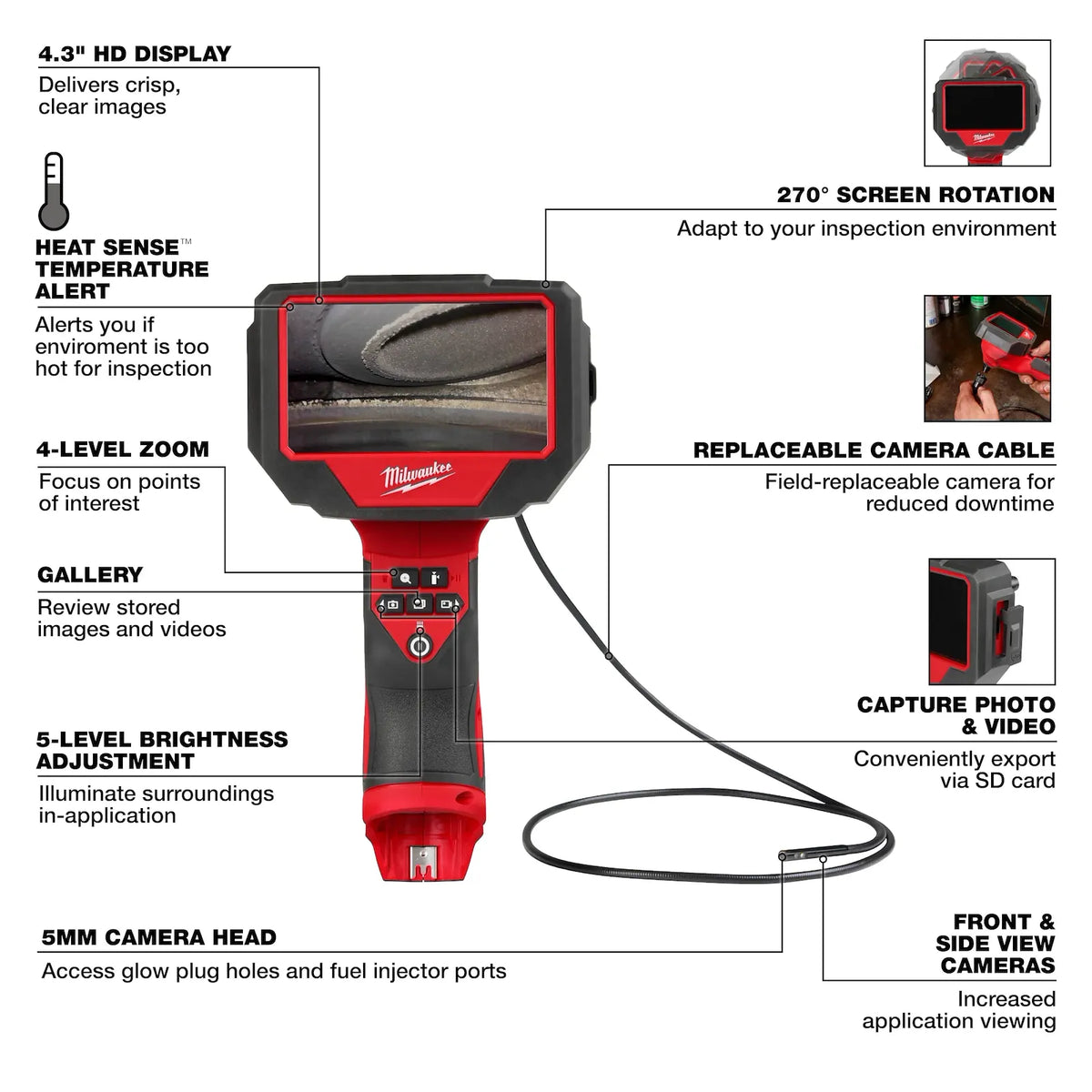 Milwaukee M12 Auto Technician Borescope | 3150-20
