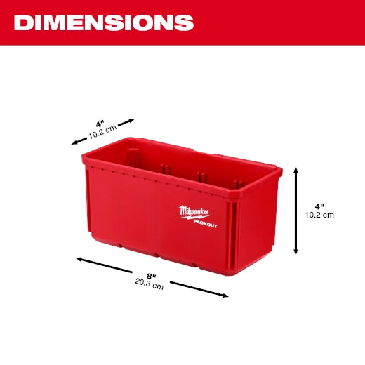 Milwaukee 2pk Large Bin Set for PACKOUT | 48-22-8063