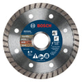 Bosch DBT04501 4-1/2 In. Premium Turbo Rim Diamond Blade for Smooth Cuts