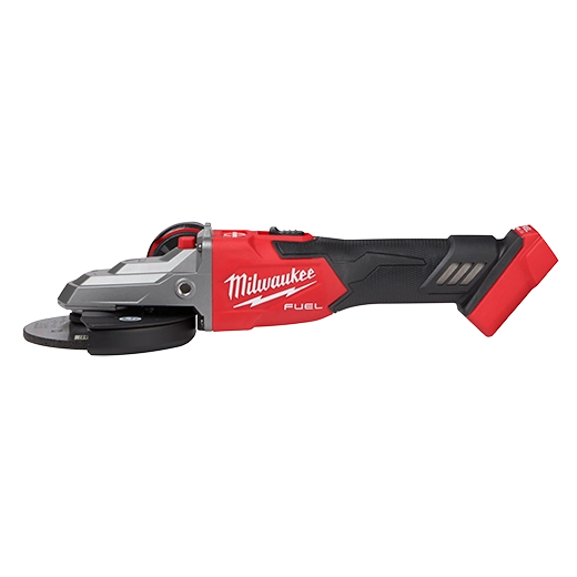 M18 FUEL 5" Flathead Braking Grinder, Slide Switch Lock-On