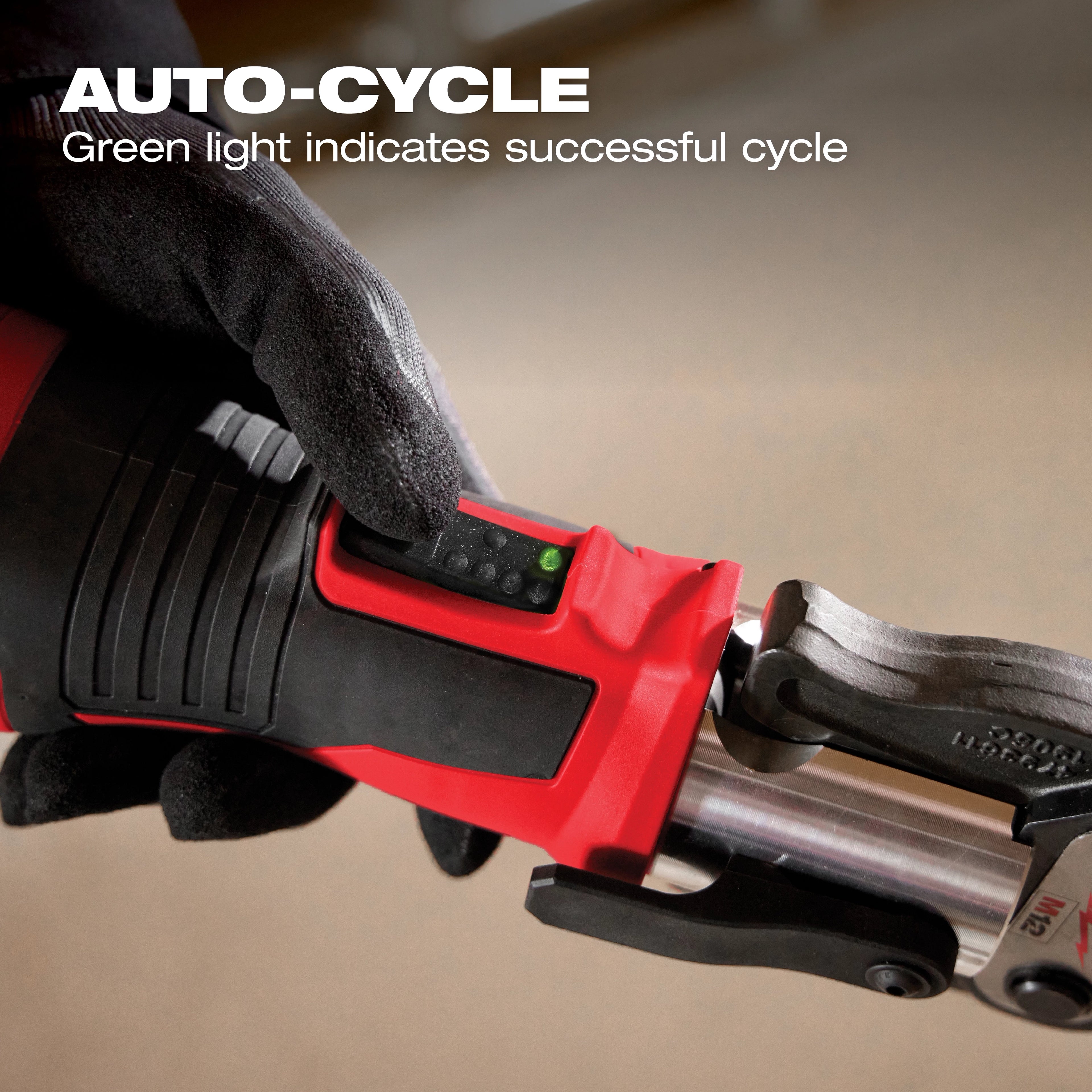 M12™ FORCE LOGIC™ Press Tool Kit w/ ONE‑KEY™ with 1/2" – 1" CTS‑V Jaws