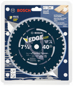 Bosch DCB740 7-1/4 In. 40 Tooth Edge Circular Saw Blade for Fine Finish