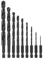 Bosch BL9IM 9 pc. Impact Tough Black Oxide Drill Bit Set