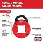Milwaukee 240' 1/8" Steel Fish Tape | 48-22-4178