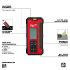 Milwaukee M18 Green Interior Rotary Laser Level Kit with  Remote/Receiver & Wall Mount Bracket | 3702-21