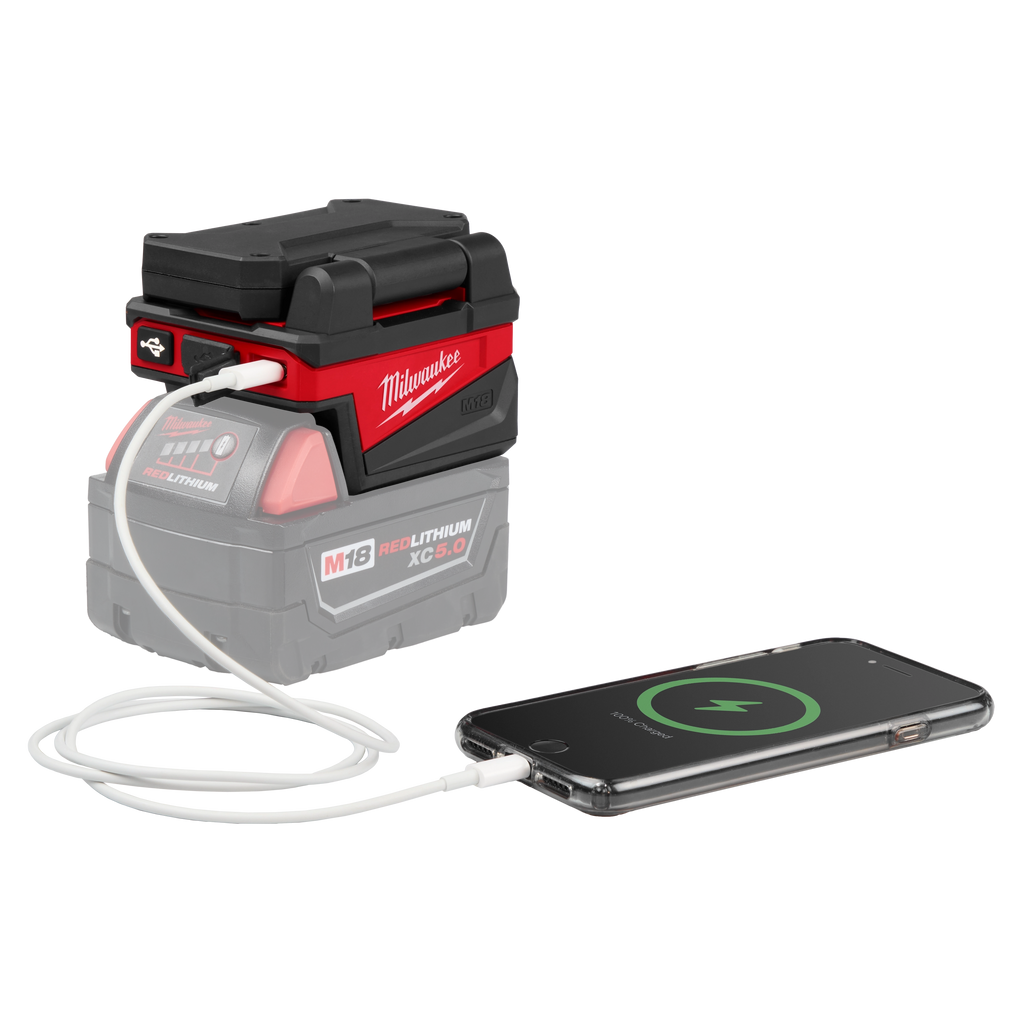 Milwaukee M18 ROVER Compact Folding Flood Light with  USB Charging | 2359-20