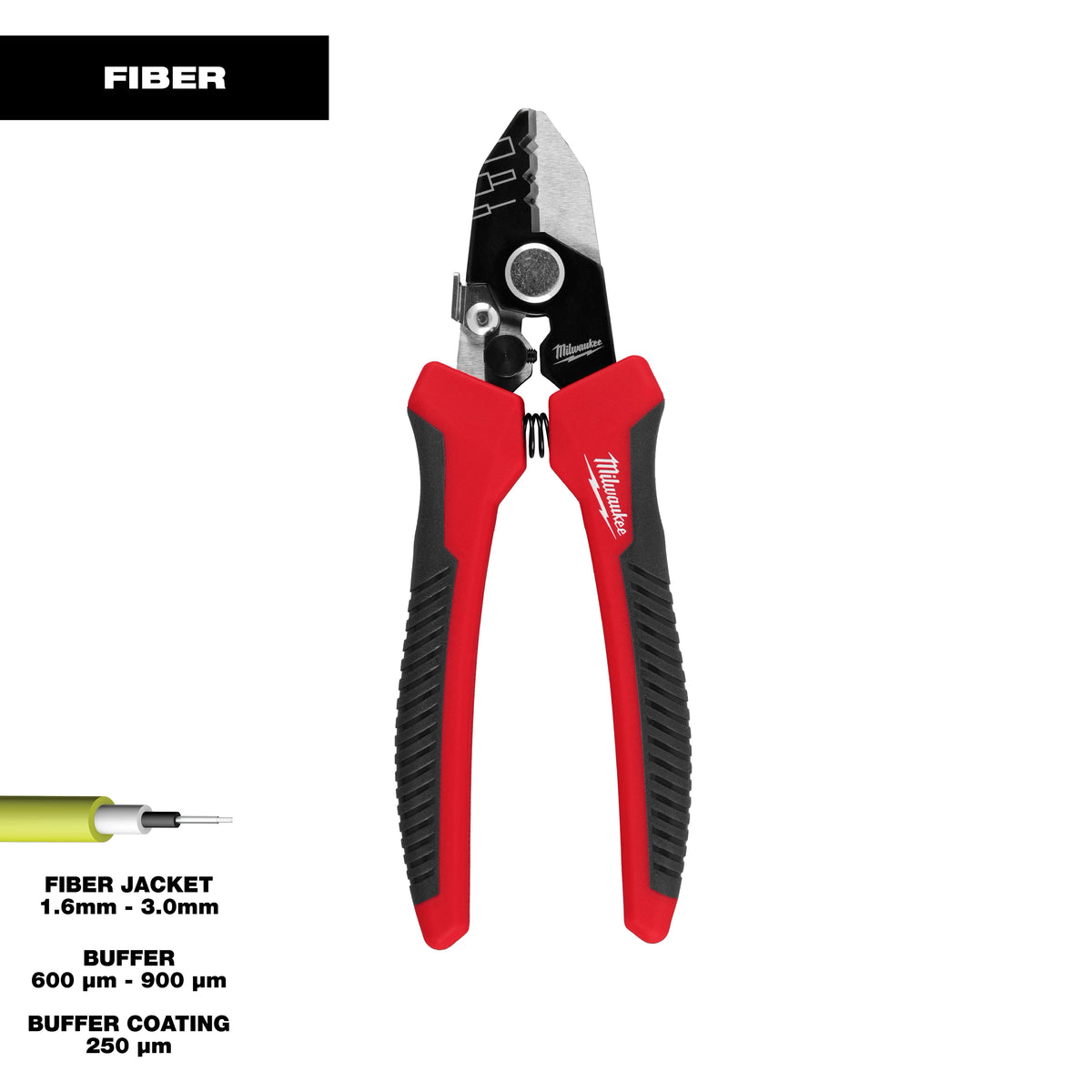 Milwaukee Tri-Hole Fiber Stripper | 48-22-3013