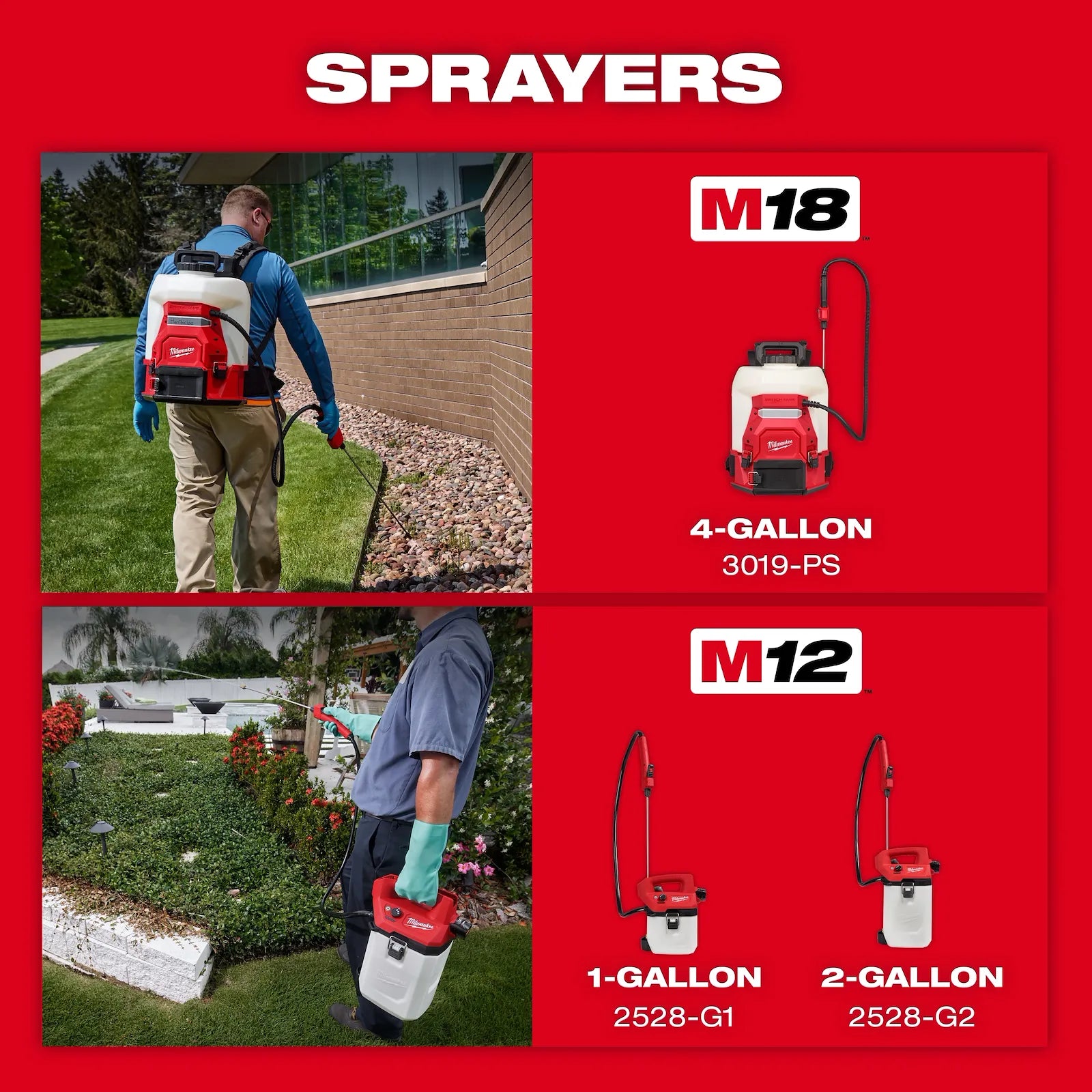 M18™ 4-Gallon Backpack Sprayer w/ SWITCH TANK™ (Tool Only)